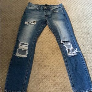 Ripped jeans